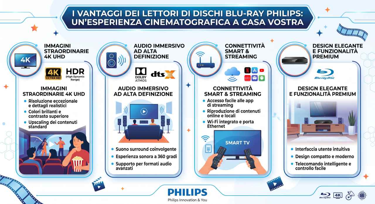 Manuali uso lettori Blu-Ray Philips