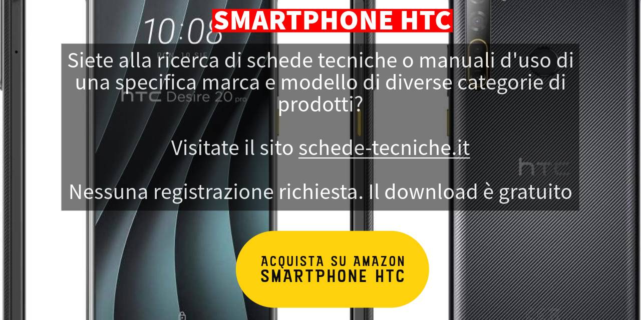 Manuali utente smartphone HTC