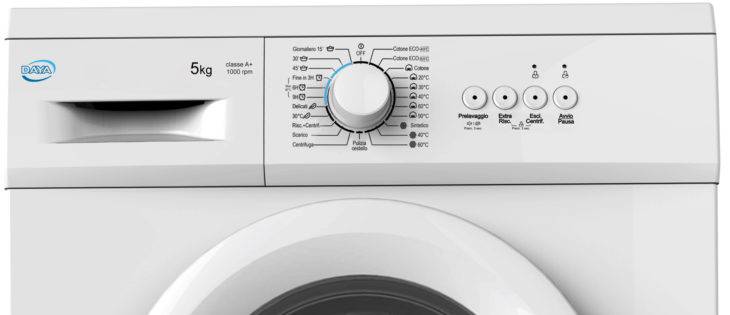 Schede tecniche e manuali uso lavatrici Daya