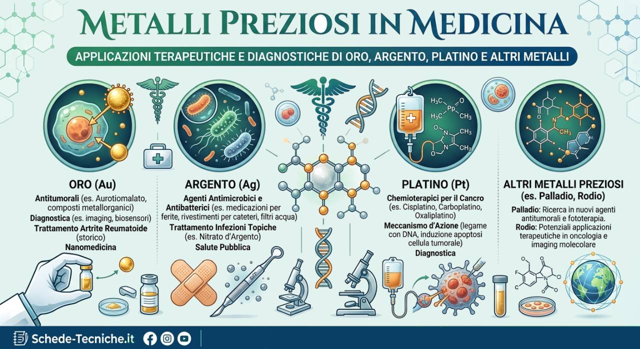 Metalli preziosi in medicina: cosa sono e perch&eacute; sono importanti