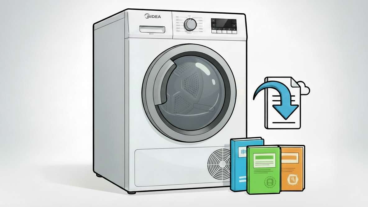 Schede tecniche e manuali uso asciugatrici Midea