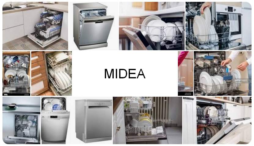 Schede tecniche e manuali uso lavastoviglie Midea