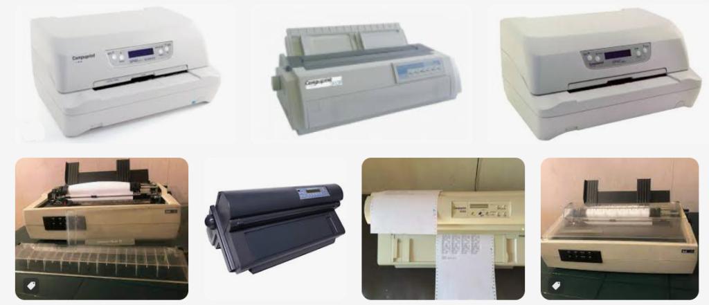 Schede tecniche e manuali uso stampanti ad aghi Compuprint